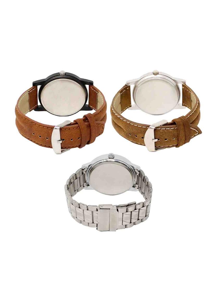 set of 3 analog watch combo -(lk-01-09-104) - 15683631 -  Standard Image - 1