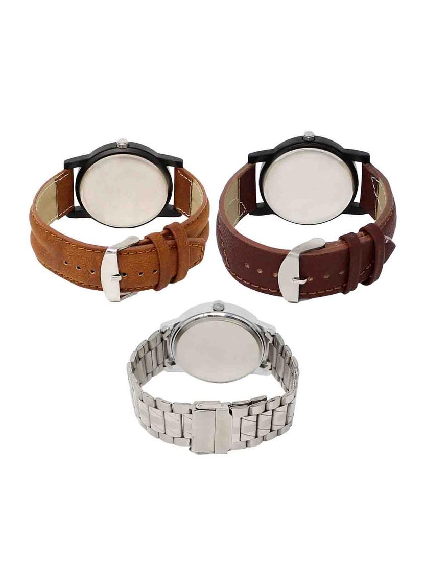 set of 3 analog watch combo -(lk-01-11-103) - 15683640 - Standard Image - 1