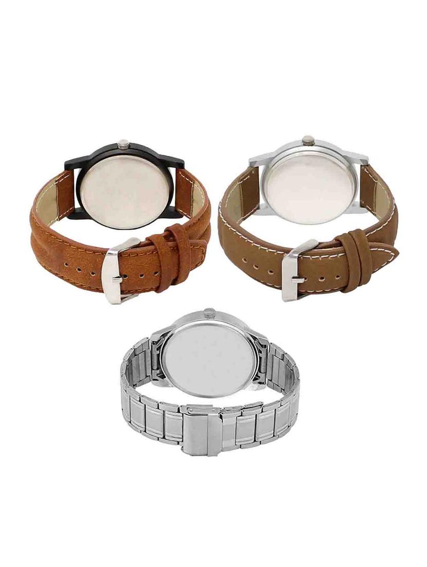 set of 3 analog watch combo -(lk-01-15-101) - 15683658 - Standard Image - 1