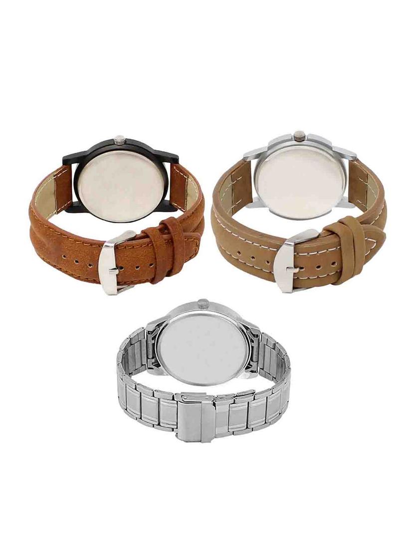 set of 3 analog watch combo -(lk-01-17-101) - 15683671 -  Standard Image - 1