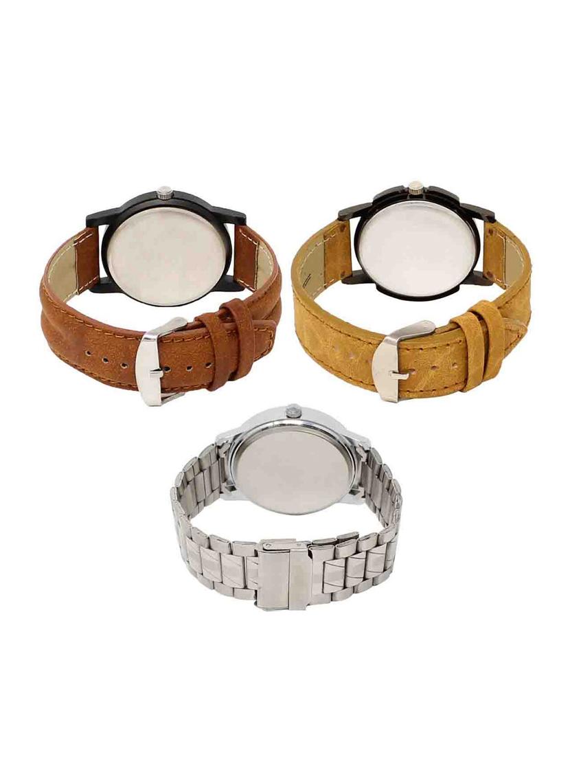 set of 3 analog watch combo -(lk-01-19-104) - 15683688 - Standard Image - 1