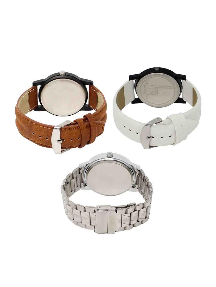set of 3 analog watch combo -(lk-01-26-102) - 15683726 -  Standard Image - 1