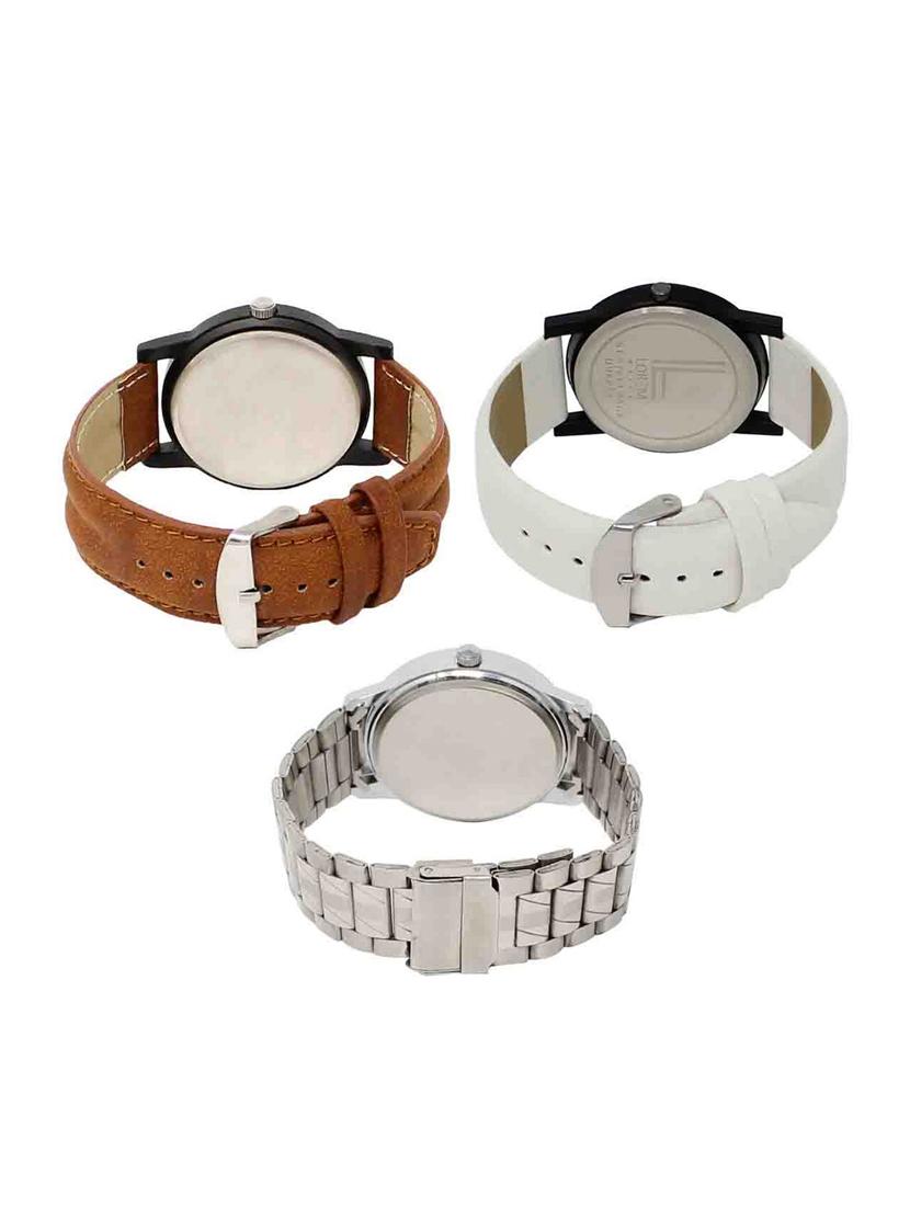 set of 3 analog watch combo -(lk-01-26-104) - 15683729 -  Standard Image - 1