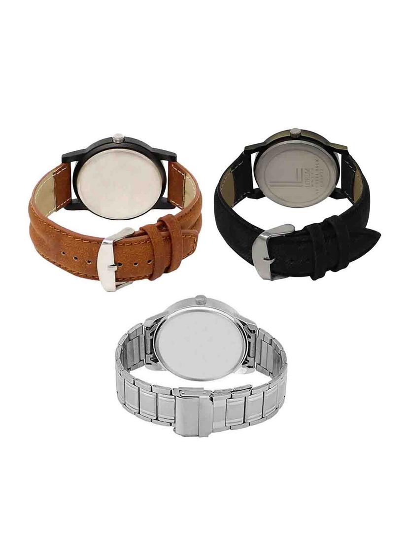 set of 3 analog watch combo -(lk-01-27-101) - 15683730 -  Standard Image - 1