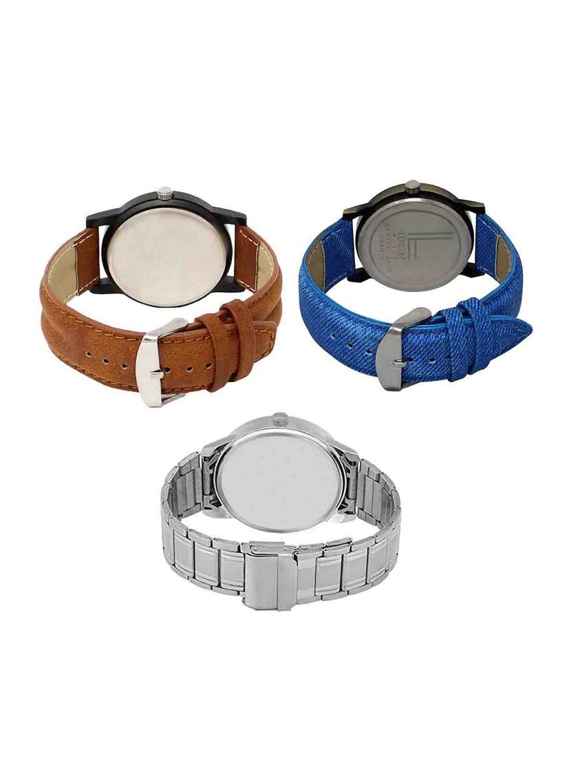 set of 3 analog watch combo -(lk-01-28-101) - 15683736 -  Standard Image - 1