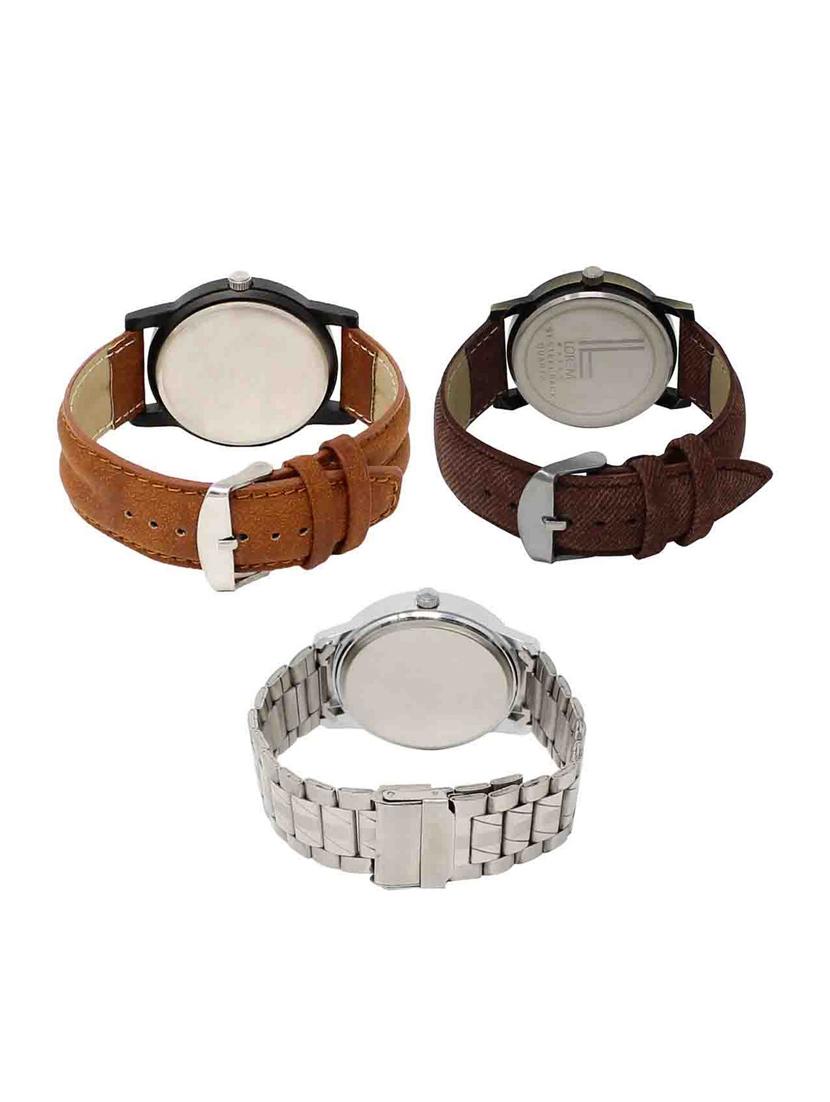 set of 3 analog watch combo -(lk-01-29-103) - 15683744 - Standard Image - 1