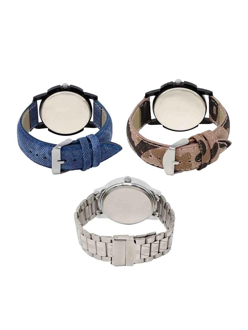 set of 3 analog watch combo -(lk-02-03-103) - 15683789 - Standard Image - 1