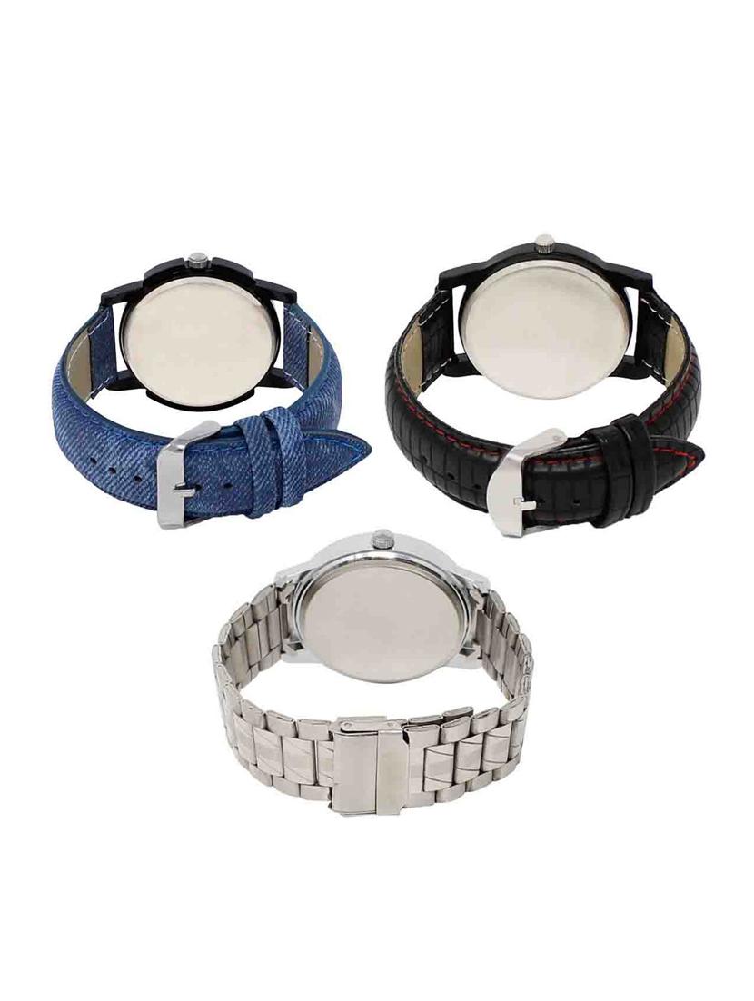 set of 3 analog watch combo -(lk-02-08-102) - 15683816 - Standard Image - 1