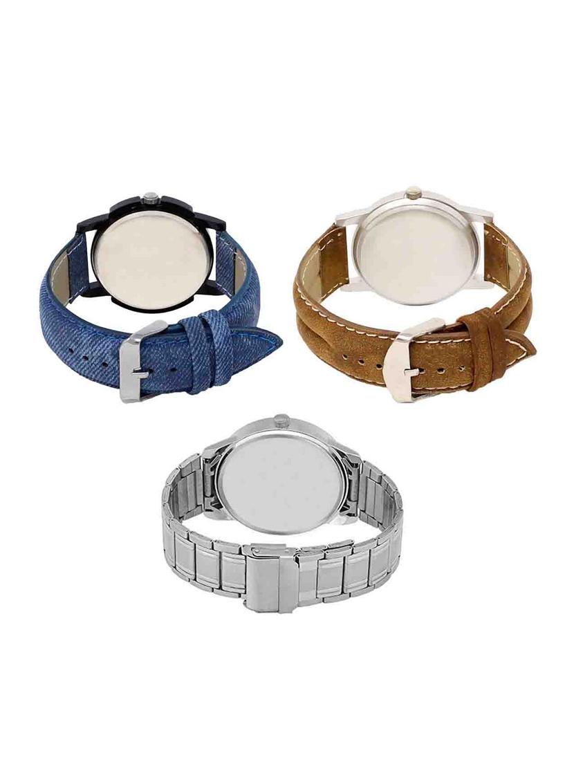 set of 3 analog watch combo -(lk-02-09-101) - 15683820 -  Standard Image - 1