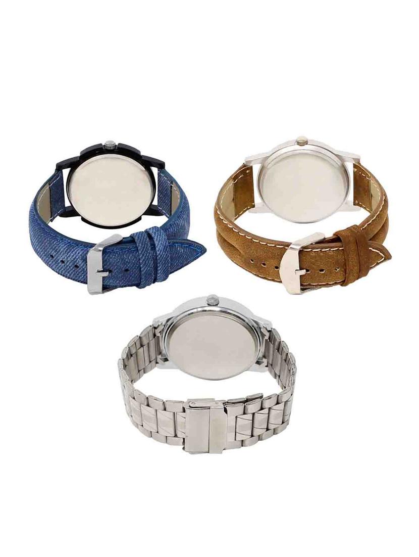 set of 3 analog watch combo -(lk-02-09-102) - 15683822 - Standard Image - 1