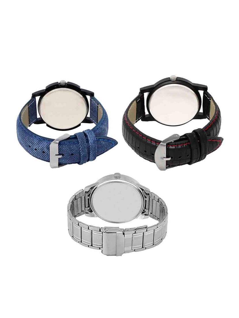 set of 3 analog watch combo -(lk-02-12-101) - 15683839 -  Standard Image - 1