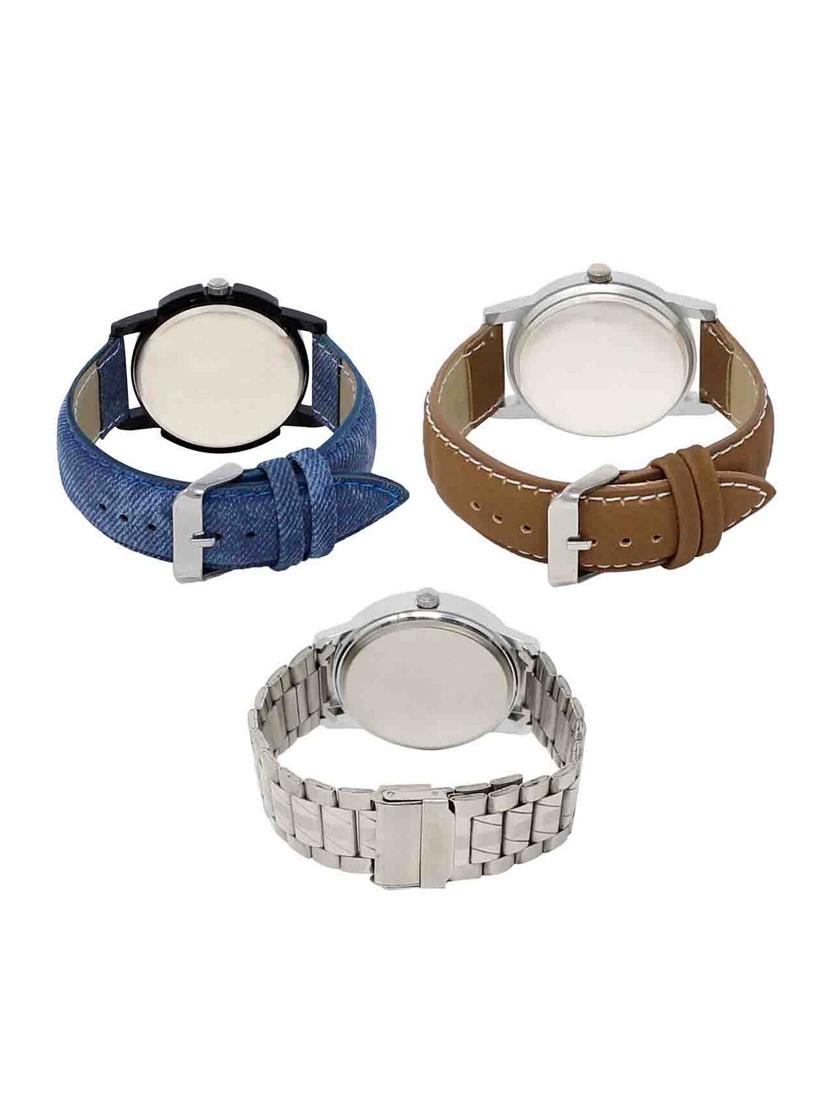 set of 3 analog watch combo -(lk-02-15-103) - 15683885 - Standard Image - 1