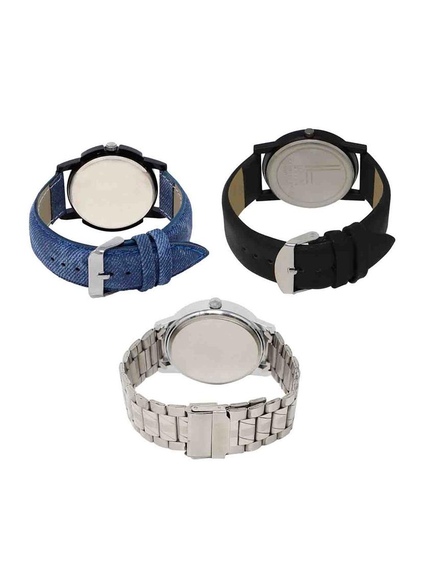 set of 3 analog watch combo -(lk-02-25-102) - 15683945 -  Standard Image - 1