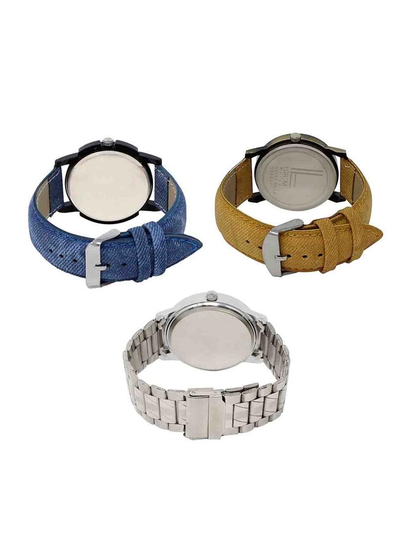 set of 3 analog watch combo -(lk-02-30-104) - 15683974 -  Standard Image - 1