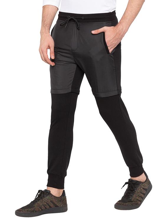 black cotton joggers - 15691457 -  Standard Image - 1