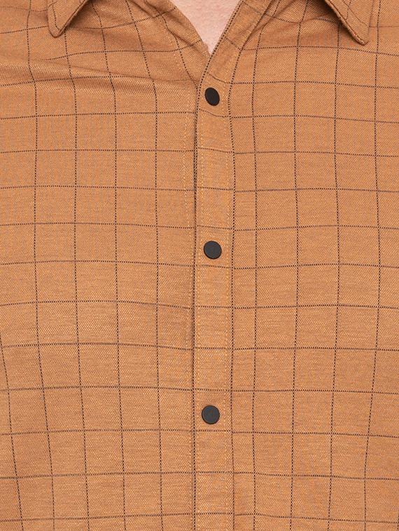mens checks casual shirt - 15691491 - Standard Image - 4