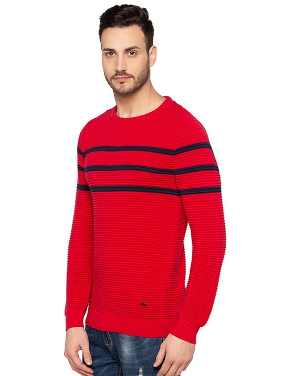 red cotton pullover - 15691515 - Standard Image - 1