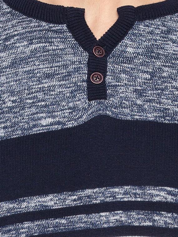 blue cotton pullover - 15691519 - Standard Image - 4