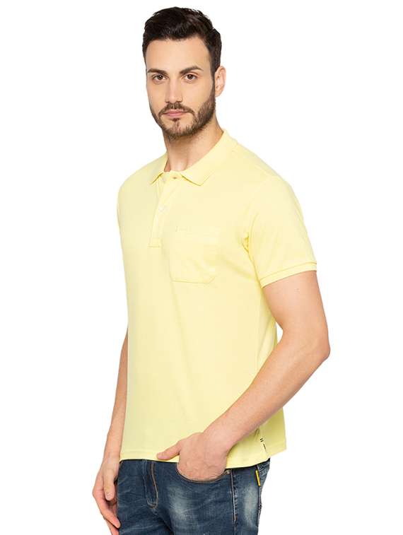 yellow cotton pocket t-shirt - 15691579 -  Standard Image - 1