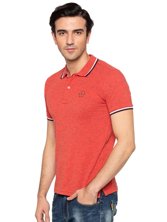 red cotton polo t-shirt - 15691624 -  Standard Image - 1