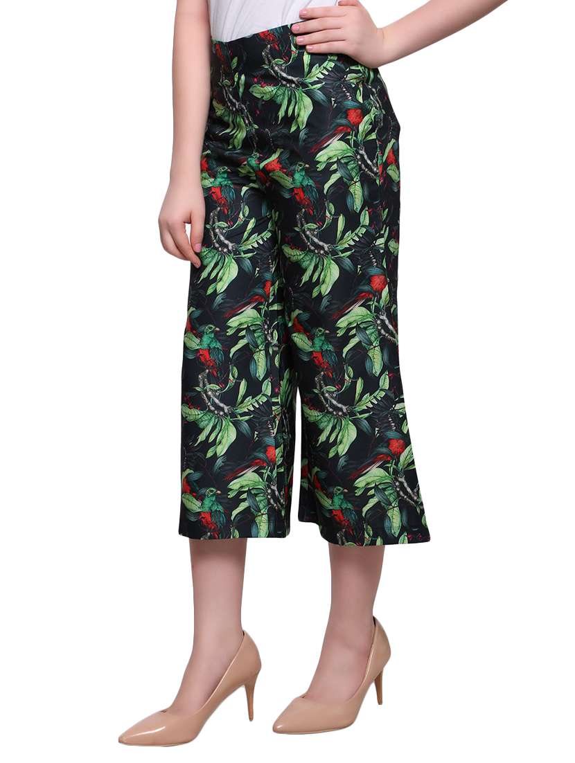 botanical print crop pants - 15693593 -  Standard Image - 1