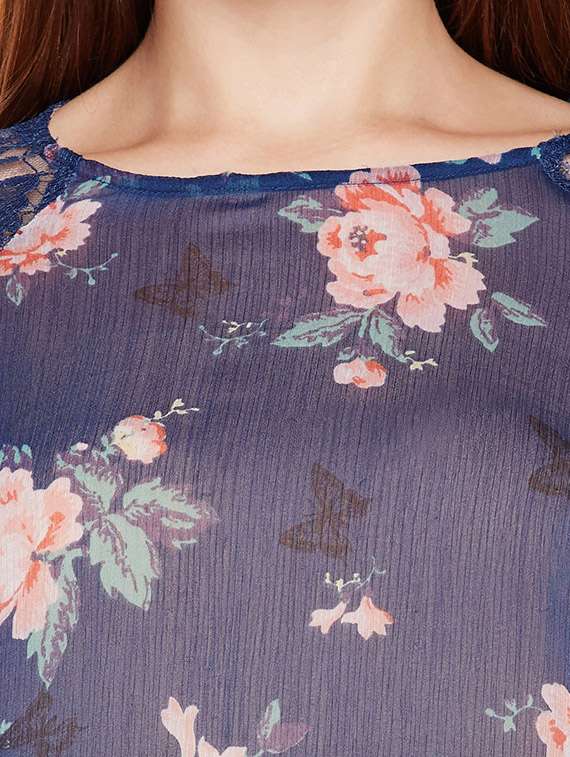 women's straight round neck top - 15695573 -  Standard Image - 4