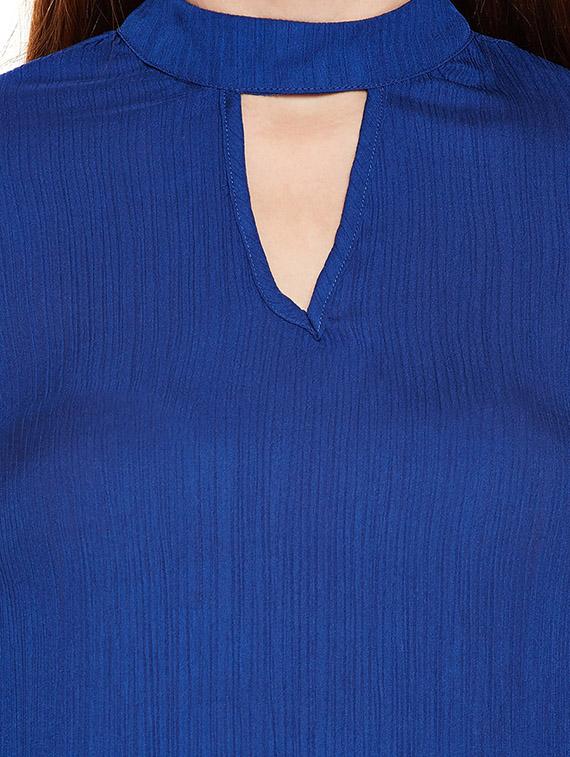 knot detail sleeved solid top - 15695589 - Standard Image - 4