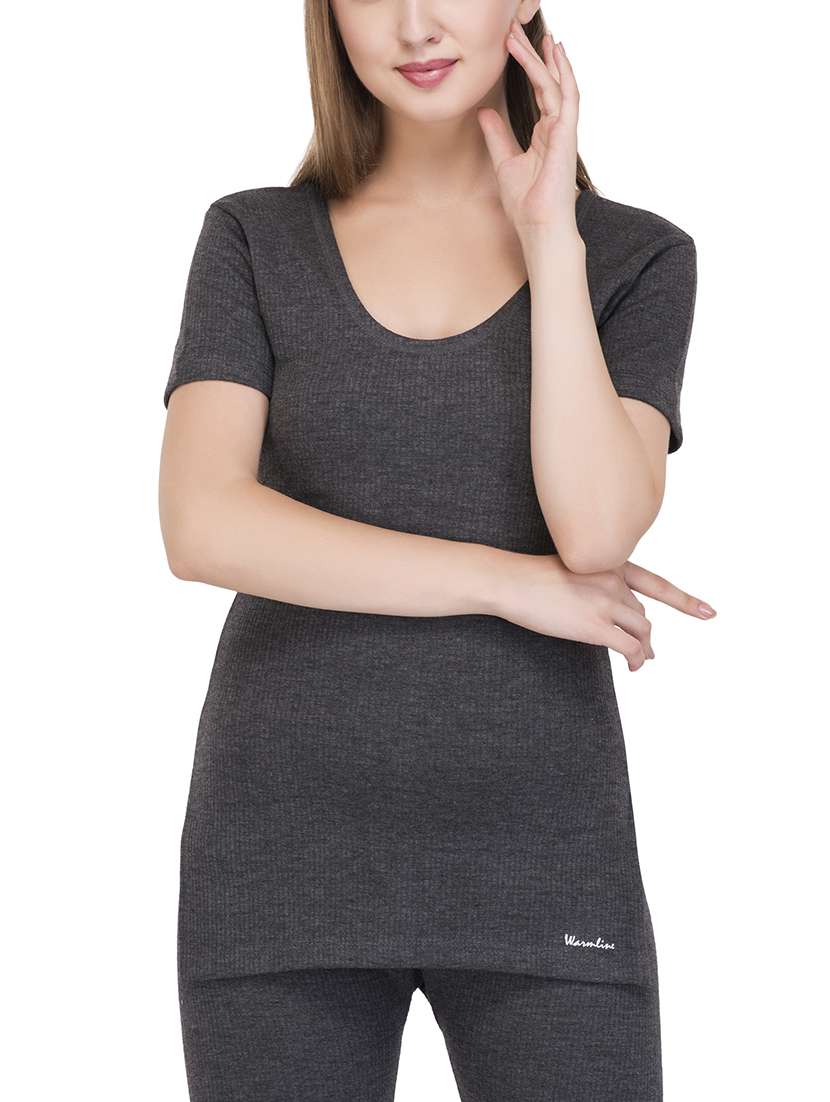 side slit woolen thermal top