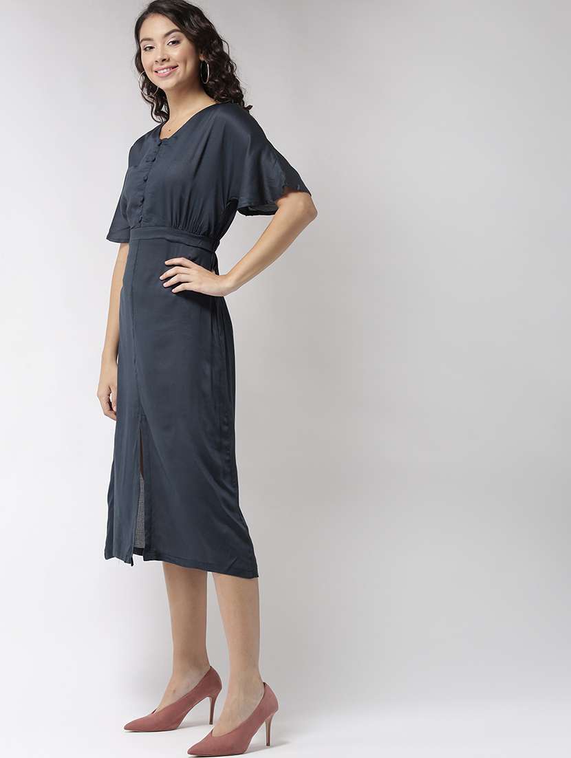 women's  solid dress - 15700092 -  Standard Image - 1