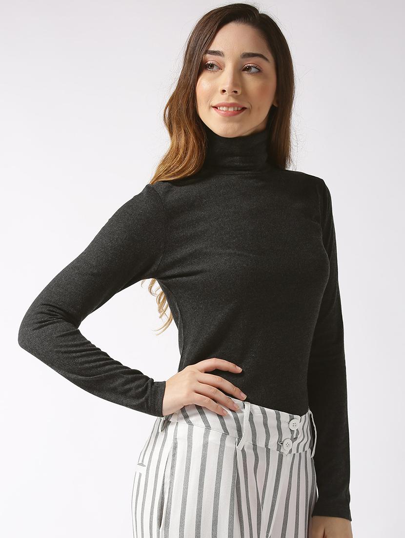 turtle neck long sleeved top - 15700112 -  Standard Image - 1