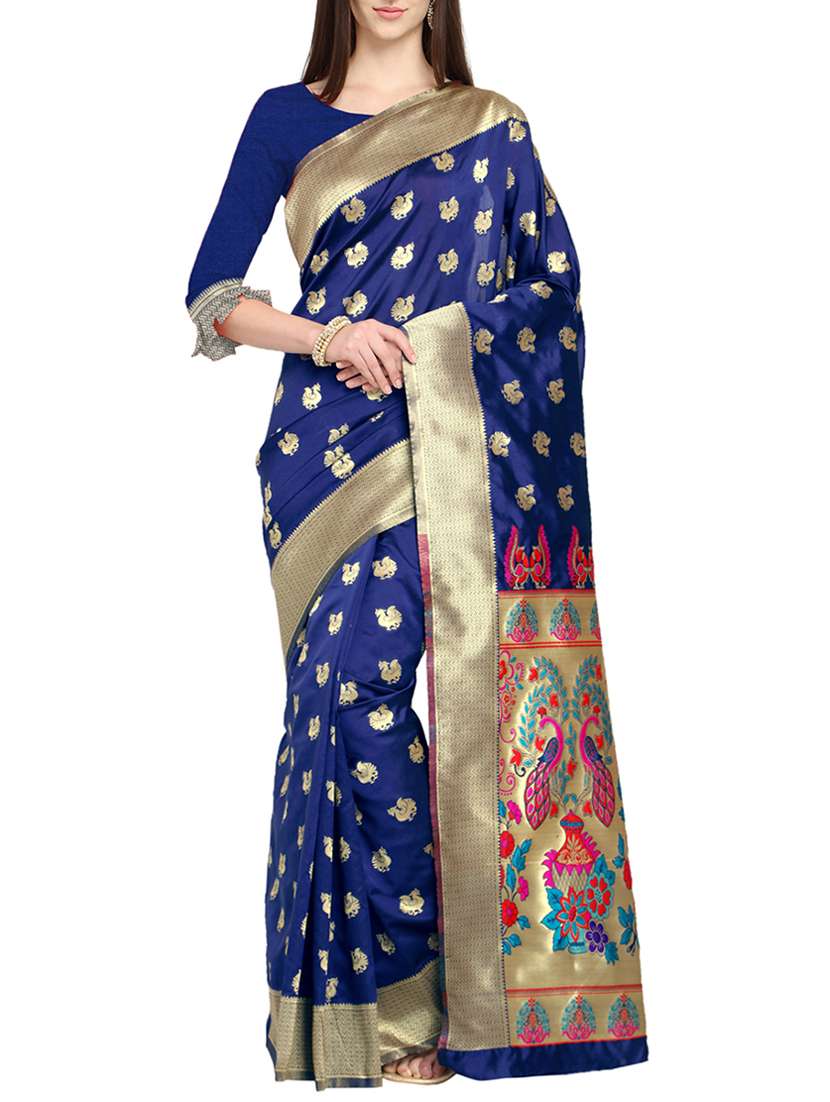 zari conversational kanjivaram saree with blouse