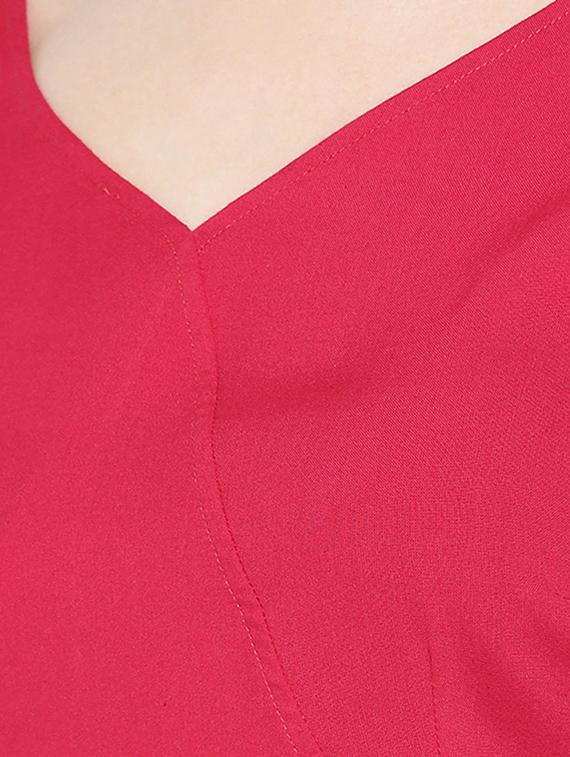 front overlap button detail dress - 15701117 - Standard Image - 4
