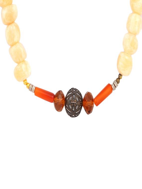 yellow gemstone necklace - 15703267 - Standard Image - 1