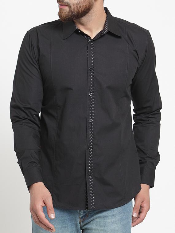 mens solid casual shirt - 15703627 -  Zoom Image - 0