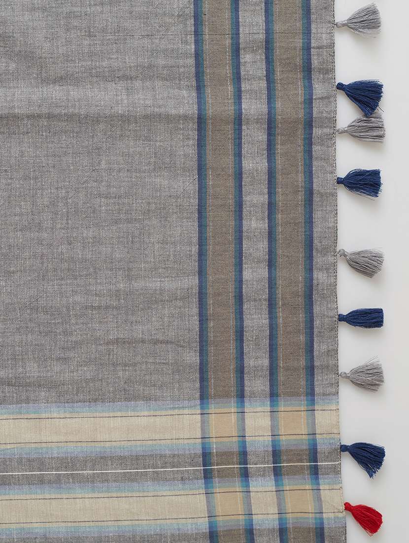 Grey Cotton Stole