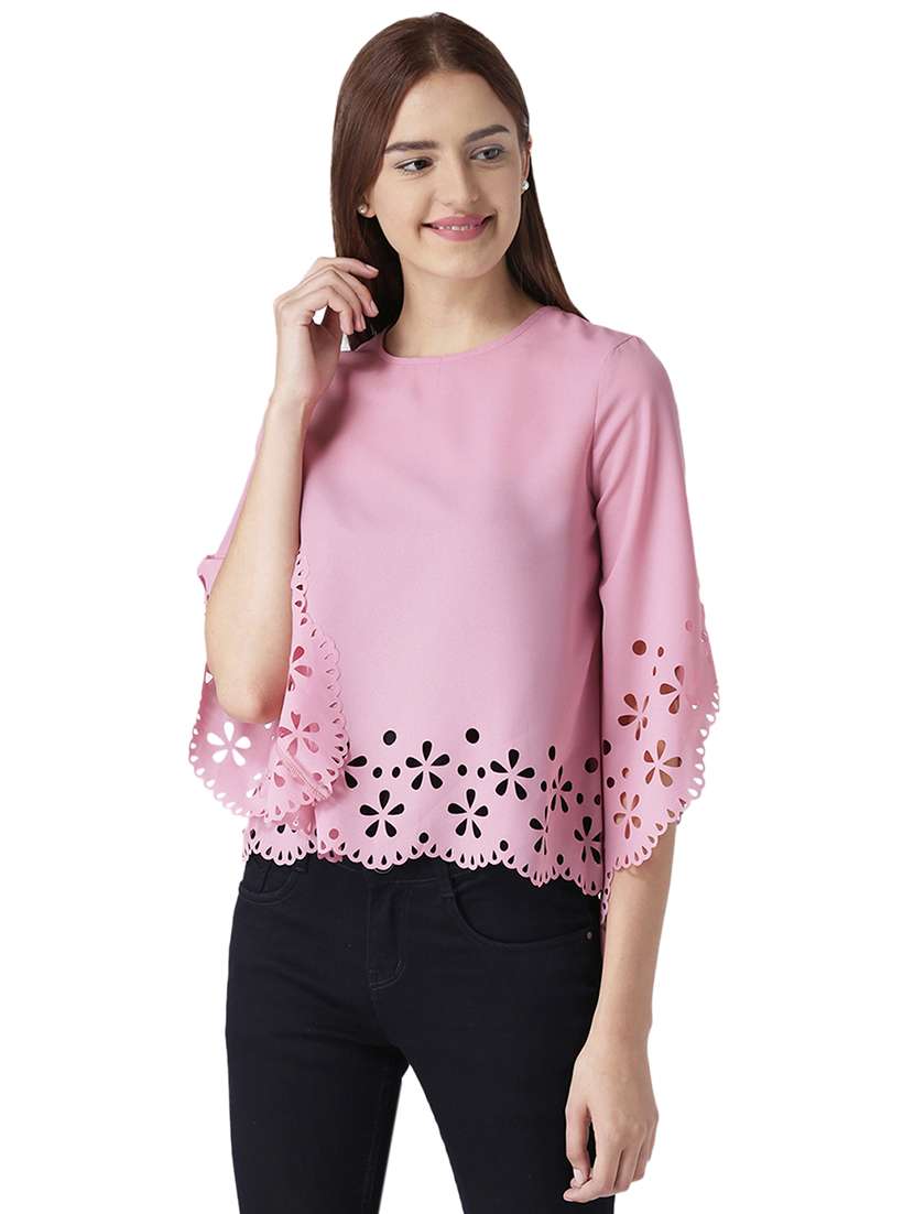 keyhole back cut work detail top