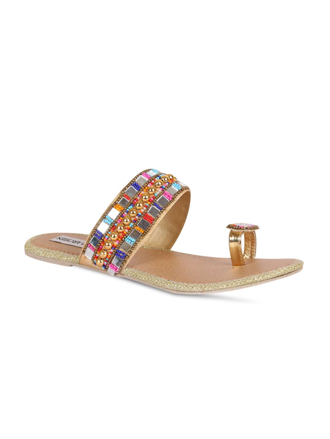 embellished slip on sandal