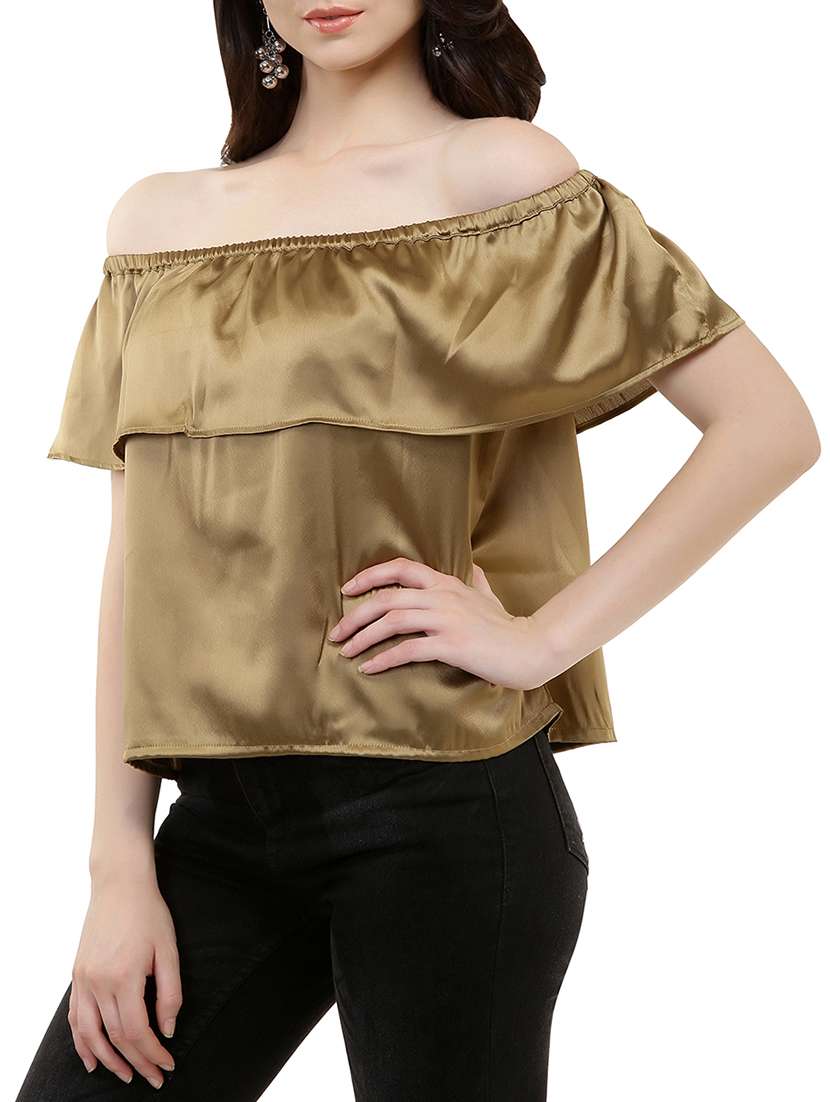 women's straight off shoulder top - 15710652 - Standard Image - 1