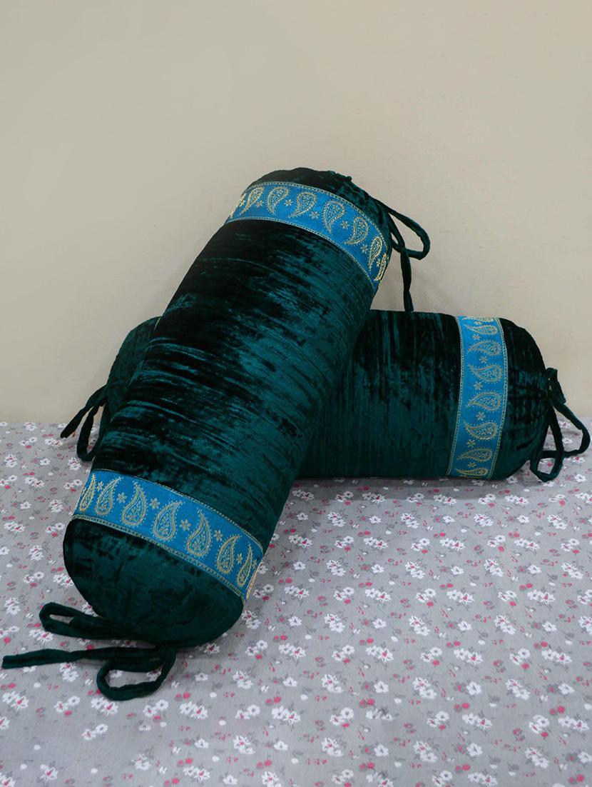 decorative velvet bolster cover (set of 2) - 15713931 - Standard Image - 1
