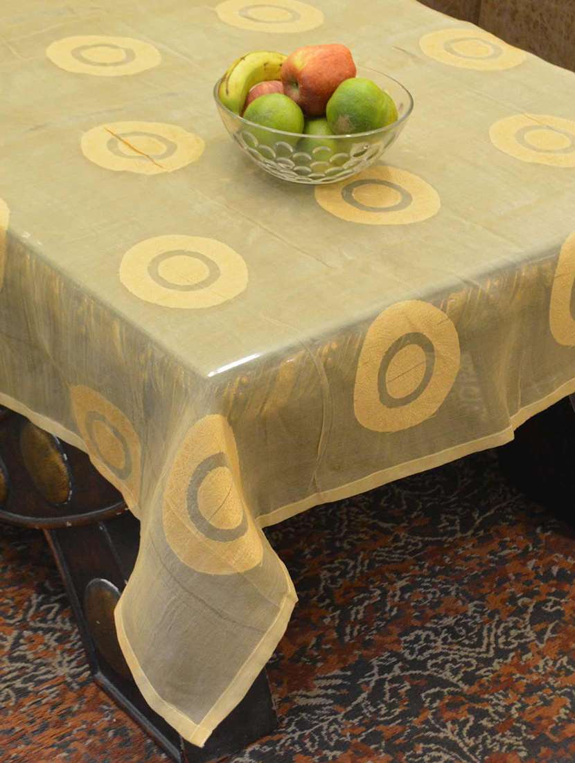 festive woven table cover
