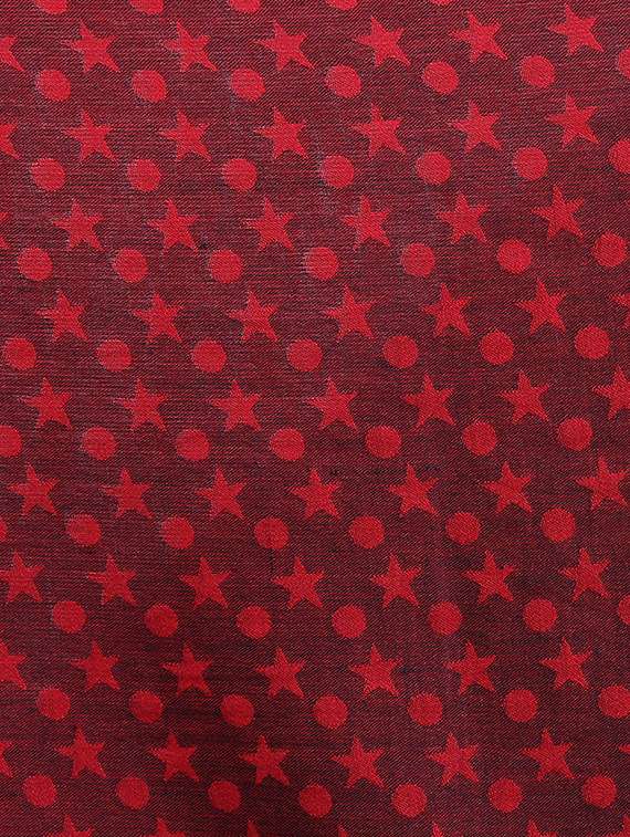 red cotton shawl - 15719414 -  Standard Image - 1