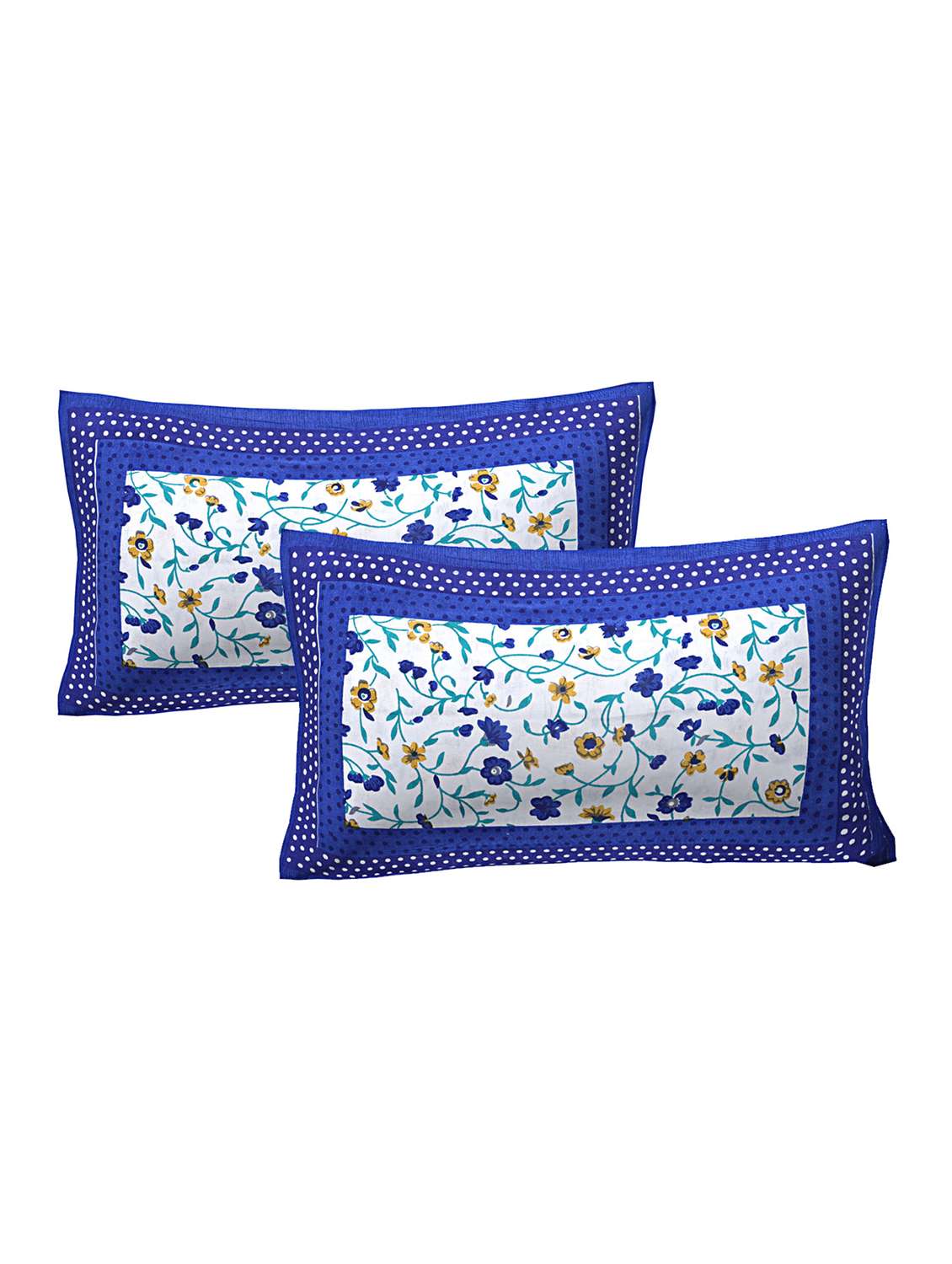 cotton printed pillow cover set(2 pieces)-27"x17"