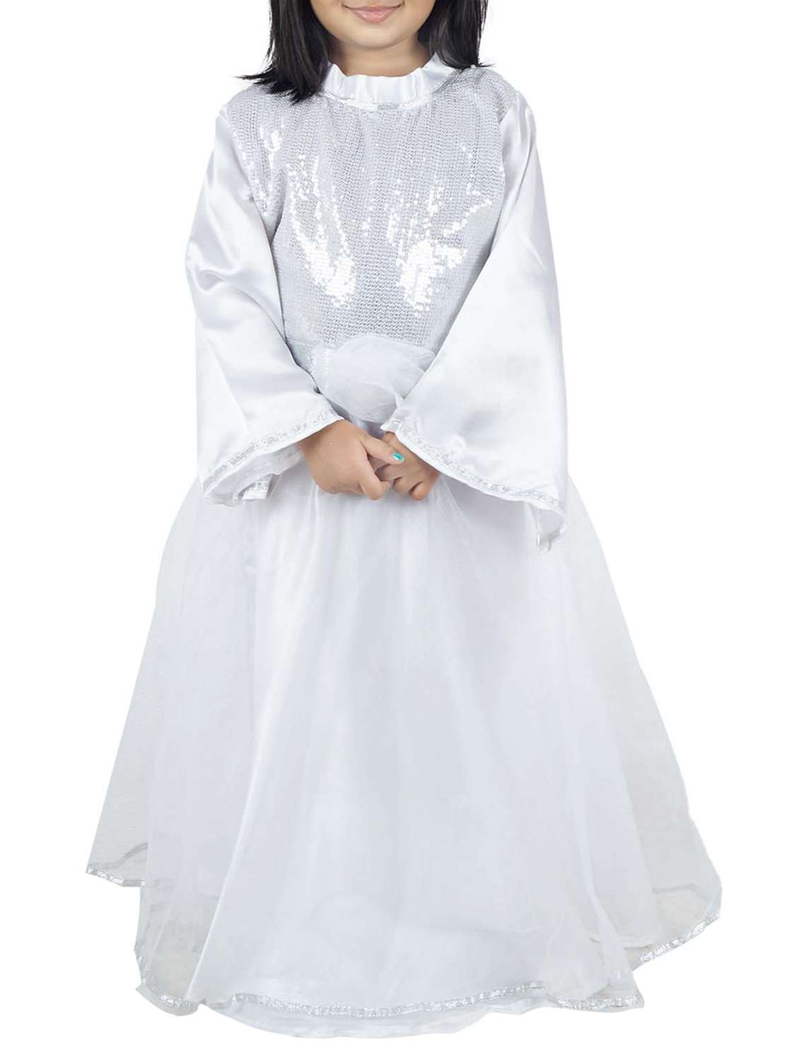 White Cotton Blend Costume