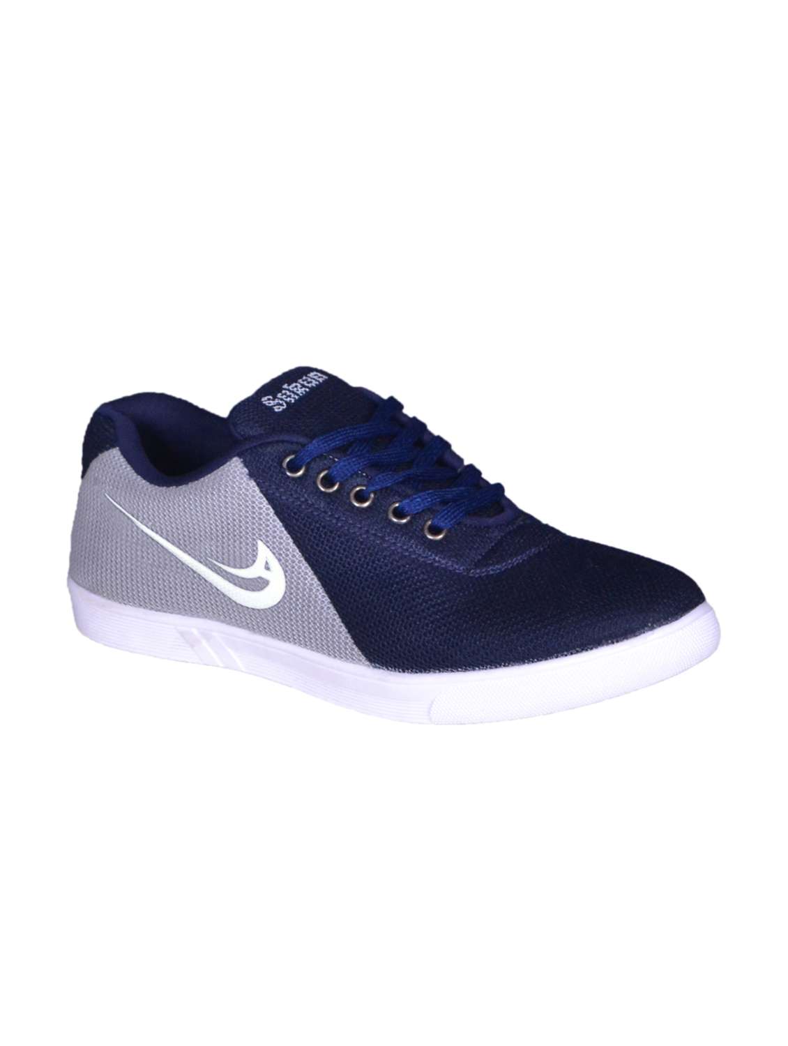 blue mesh lace up sneakers - 15724039 -  Standard Image - 1