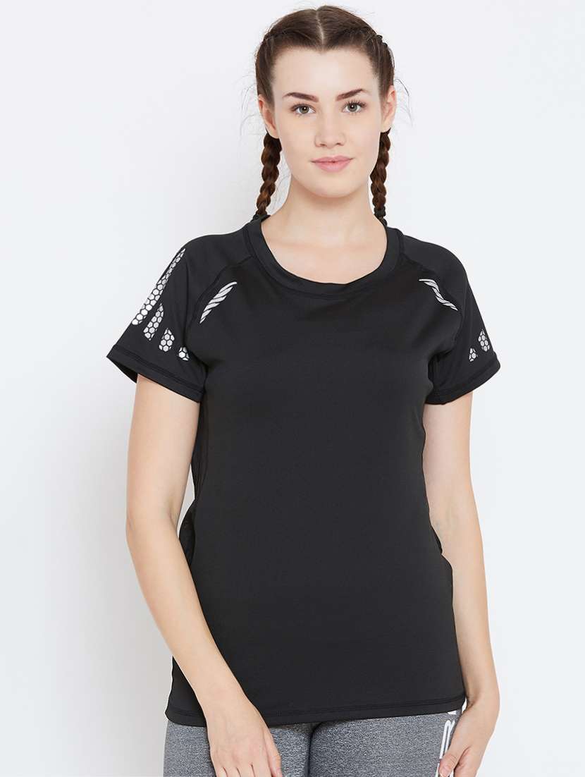 women's plain round neck t-shirt