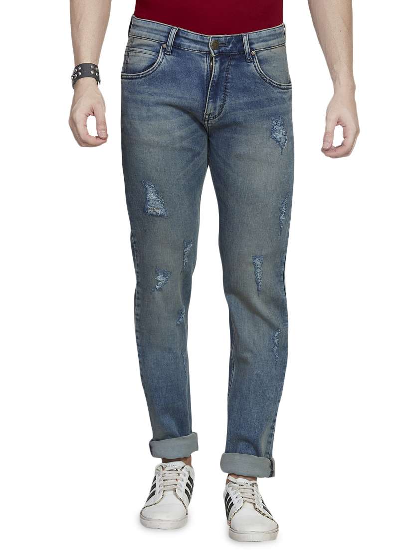 blue light washed jeans