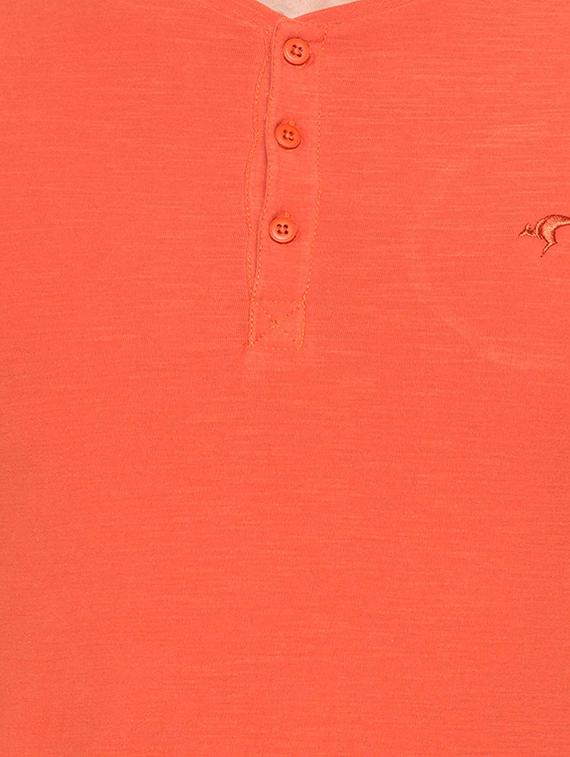 orange cotton t-shirt - 15735280 - Standard Image - 4