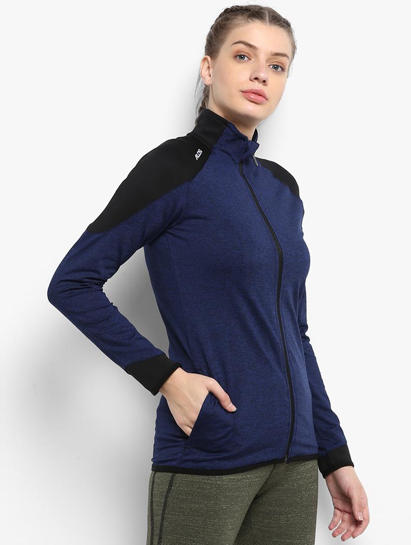 high neck zip-up sweatshirt - 15735515 -  Standard Image - 1