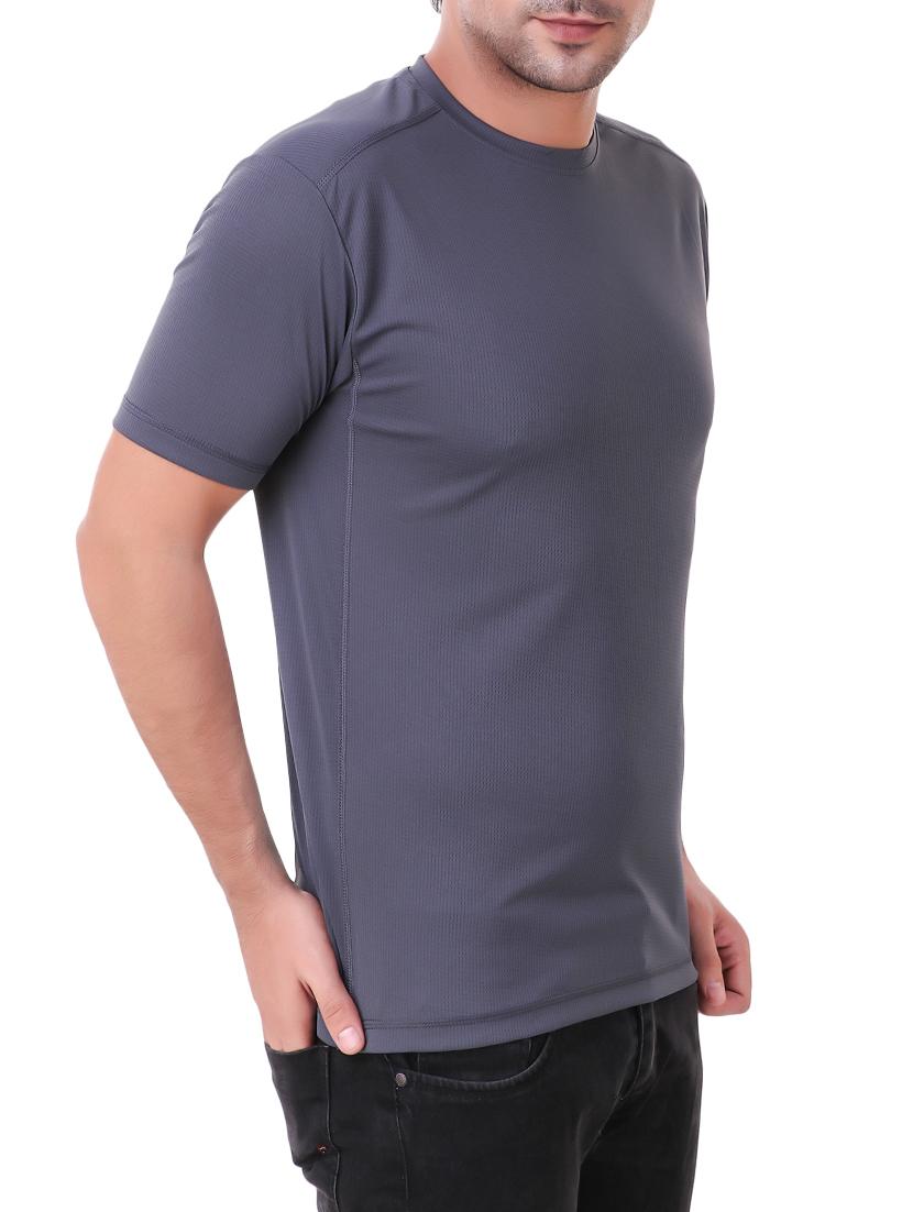 grey polyester t-shirt - 15735822 - Standard Image - 1