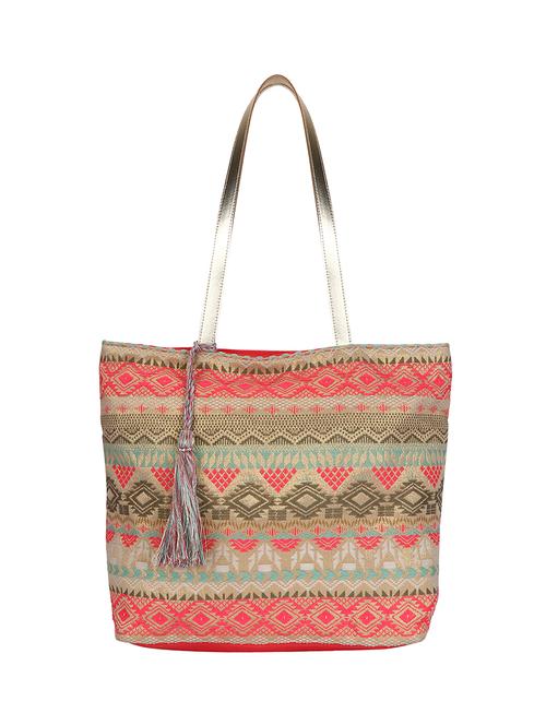 red cotton regular tote - 15738594 -  Standard Image - 0